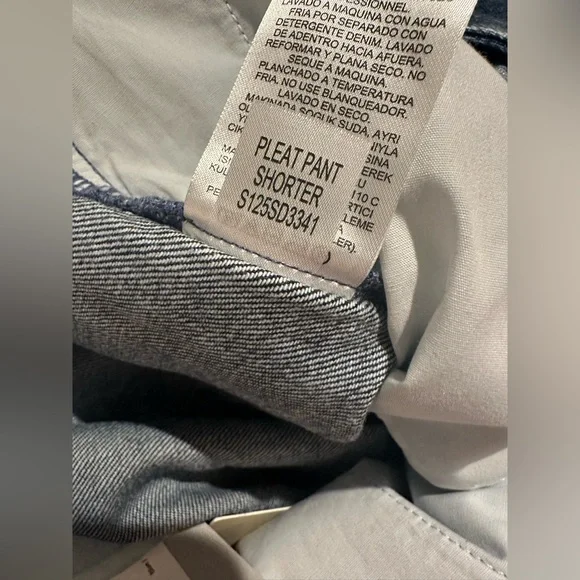 Tibi Triple Pleat Jeans in Classic Blue - Picture 8 of 8